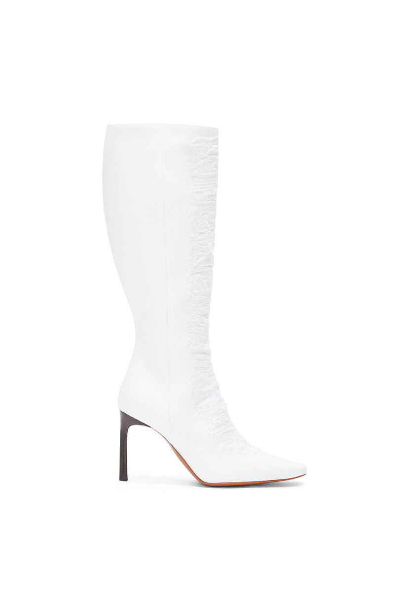 Boot in ripped denim 1