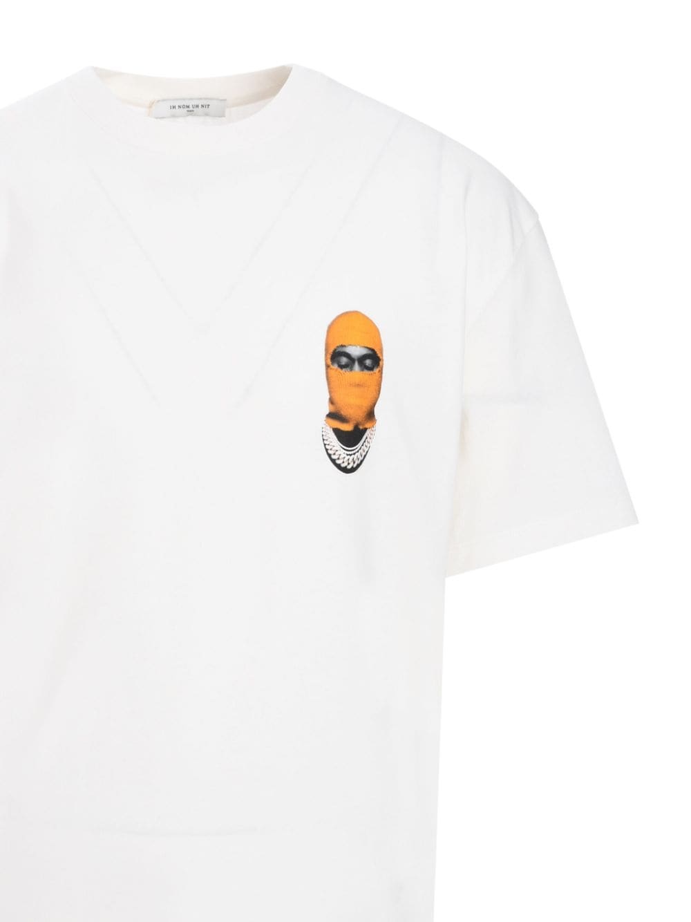 mask-print t-shirt - 3