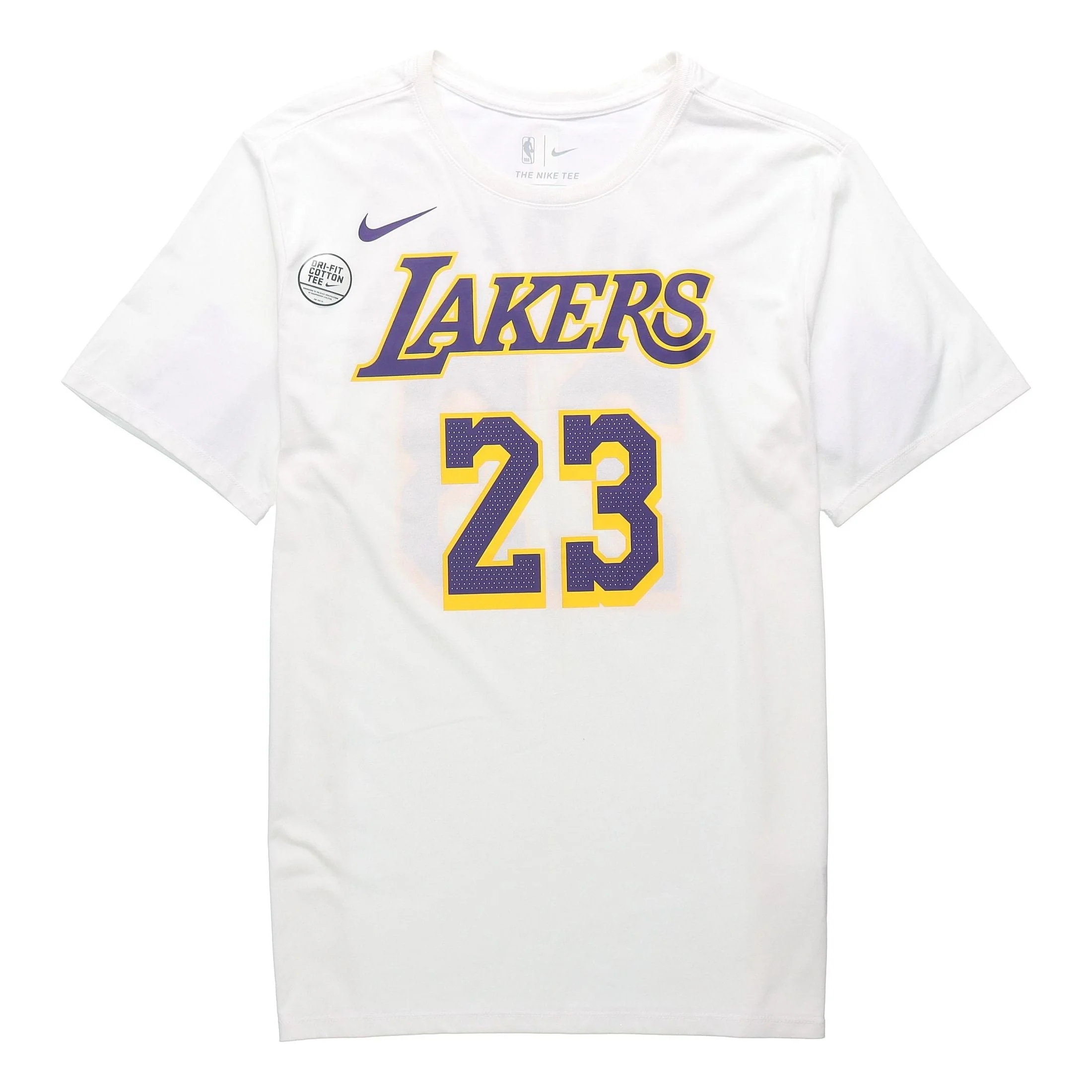 Nike NBA Jersey Short Sleeve limited Lakers LeBron James 23 Asia Edition White AR4888-109 - 1