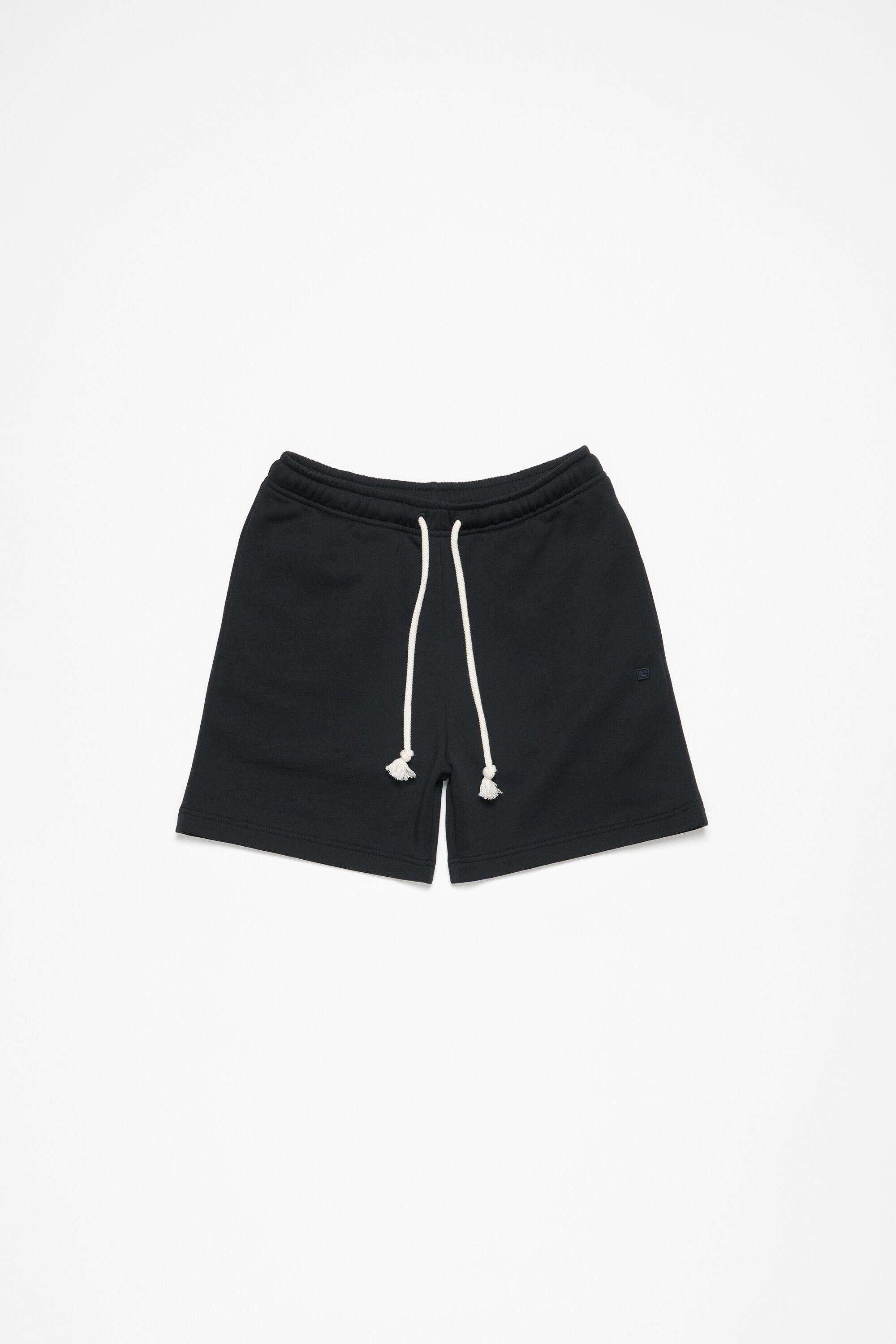 Fleece shorts - Black - 1