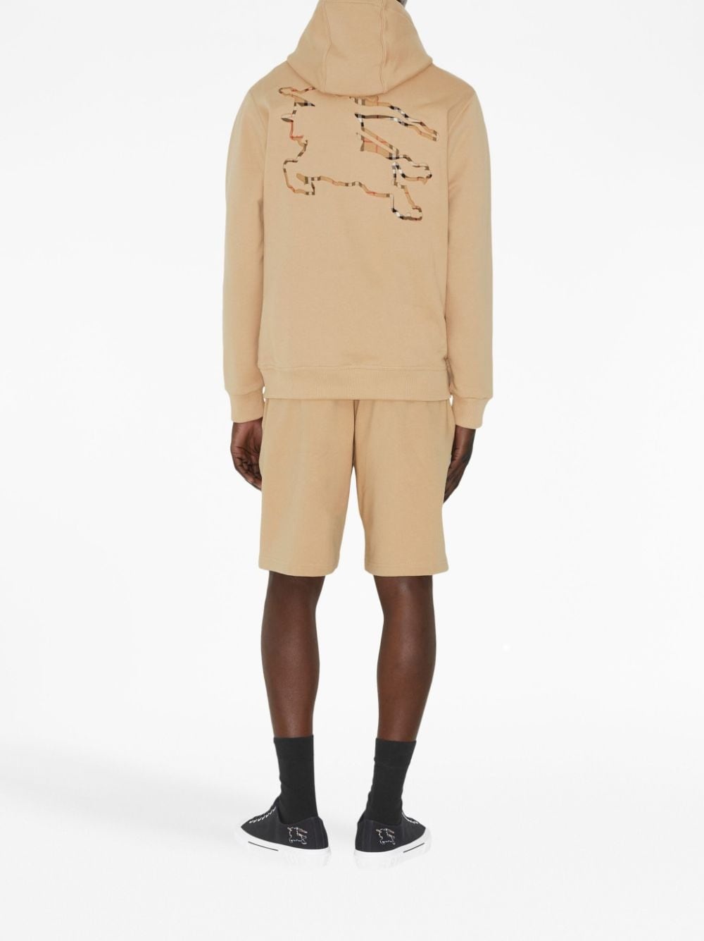 Equestrian-motif hoodie - 4