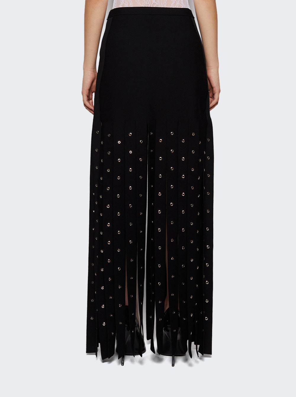 Effe Skirt In Compact Viscose Knit Black - 4