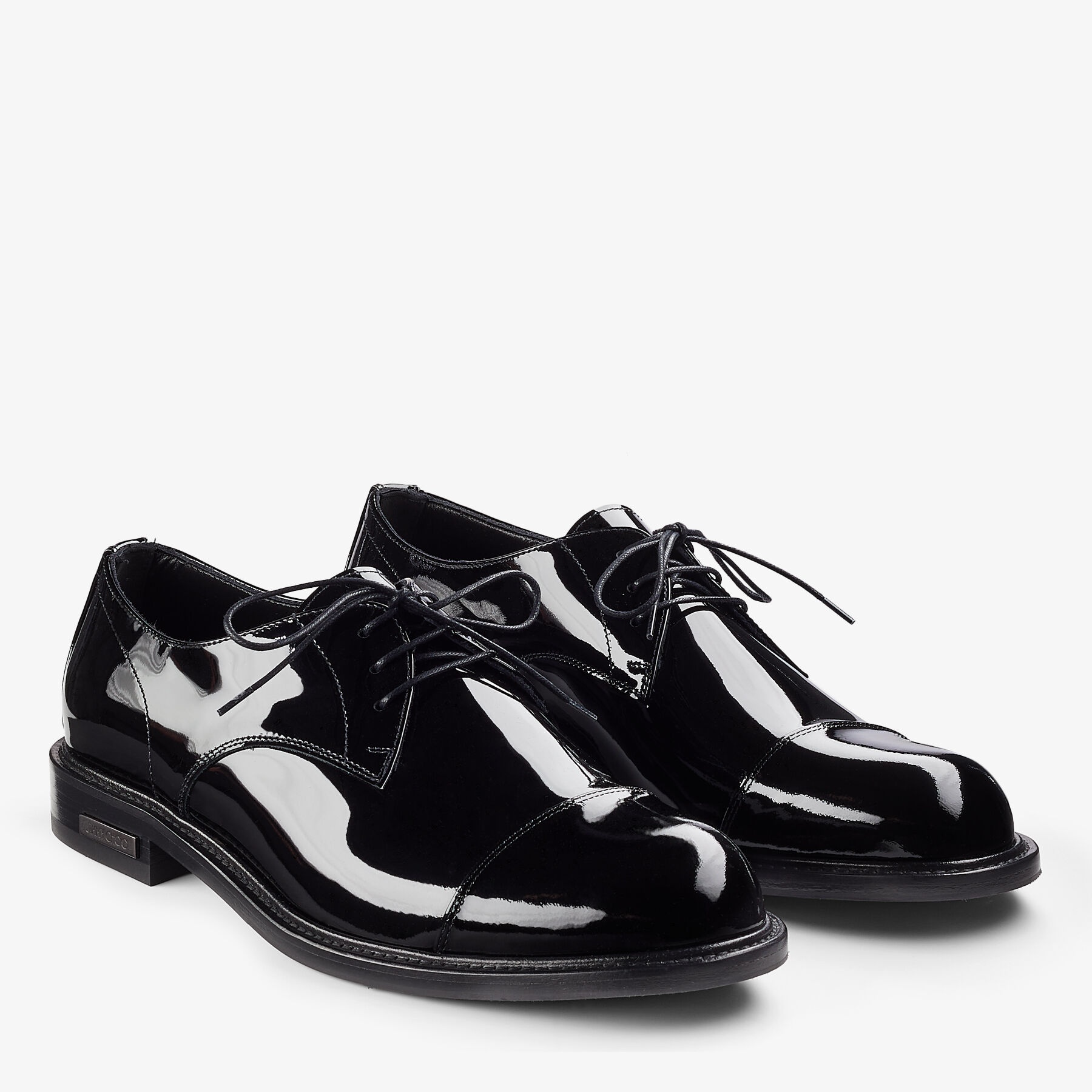 Ray Derby Shoe
Black Patent Leather Shoes - 2
