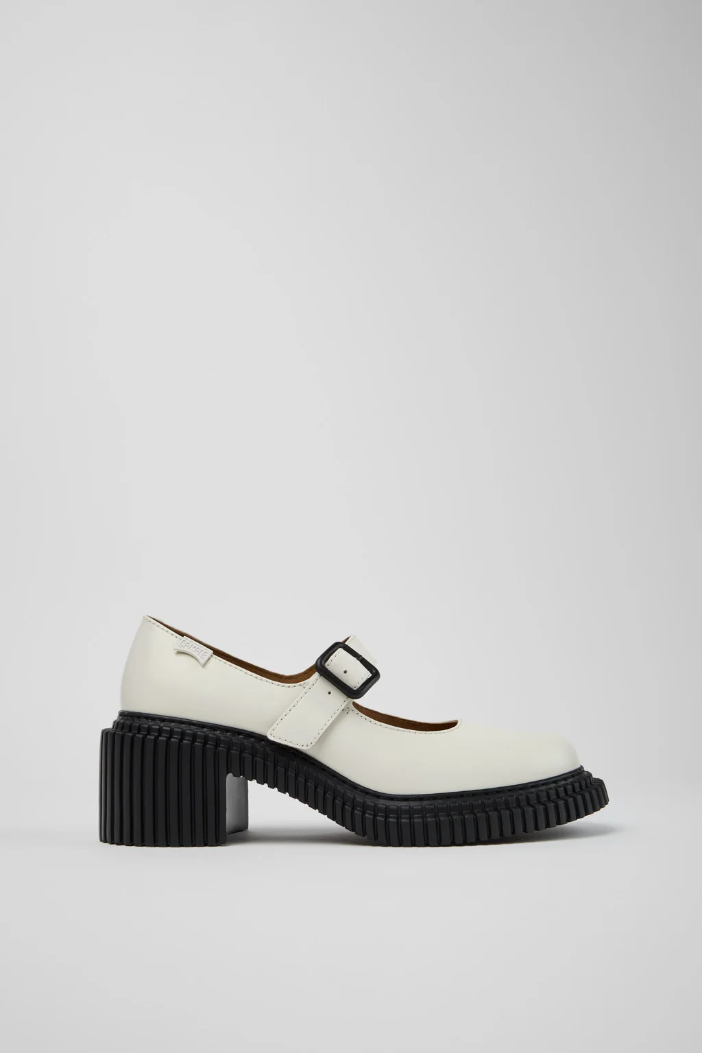 Pix London White Leather Moccasins for Women. - 1