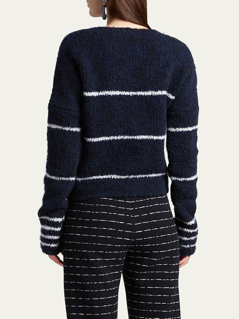 GIORGIO ARMANI Striped Cashmere Pullover outlook