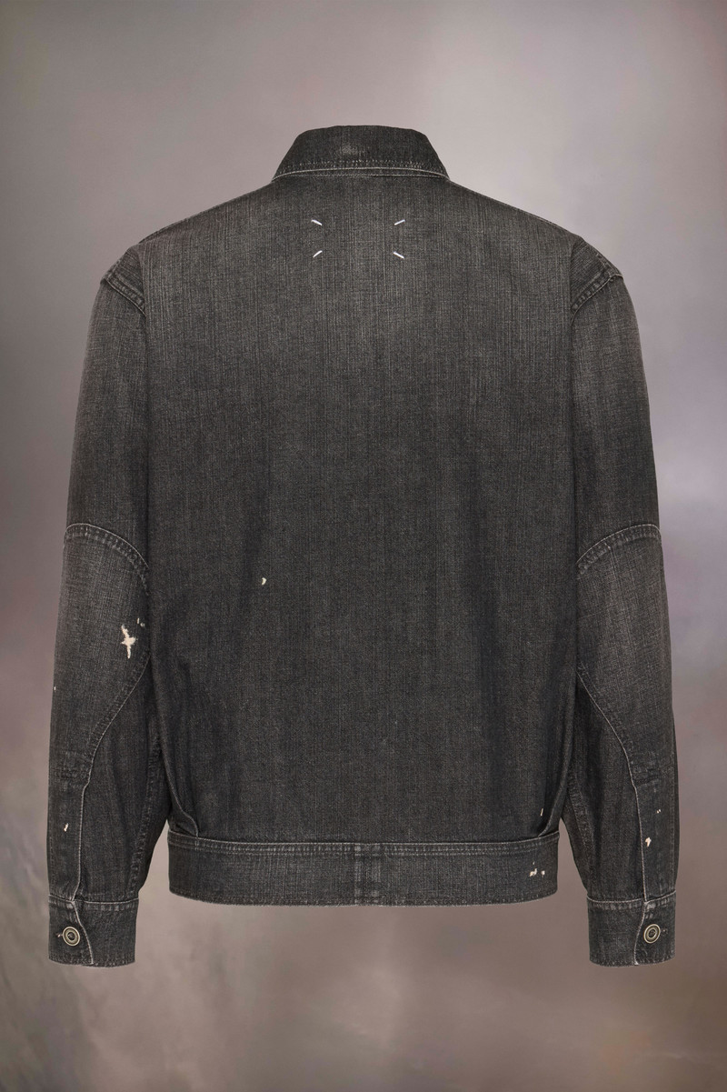 Distressed denim jacket 2