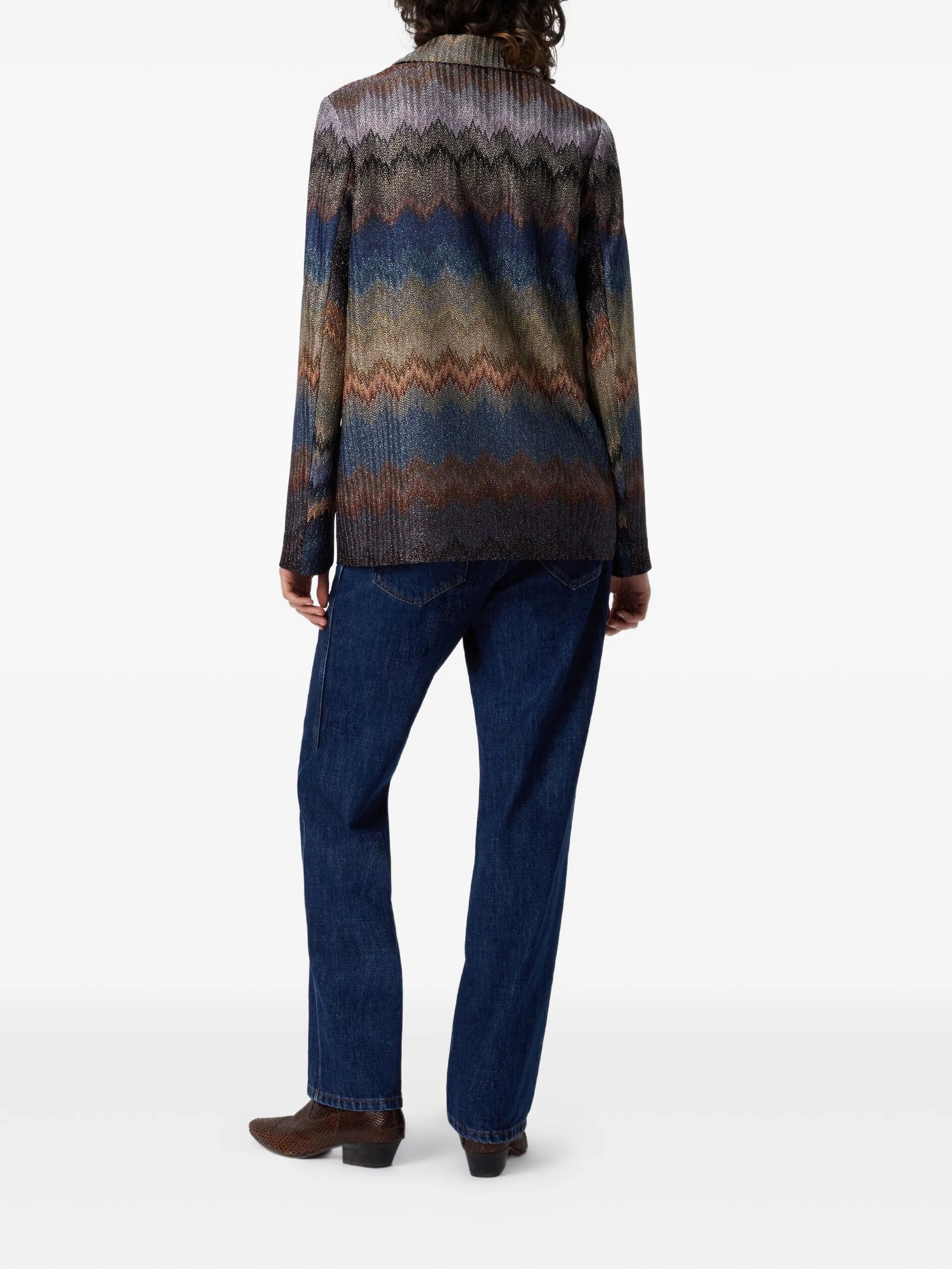 Missoni Chevron-pattern Blazer - 3