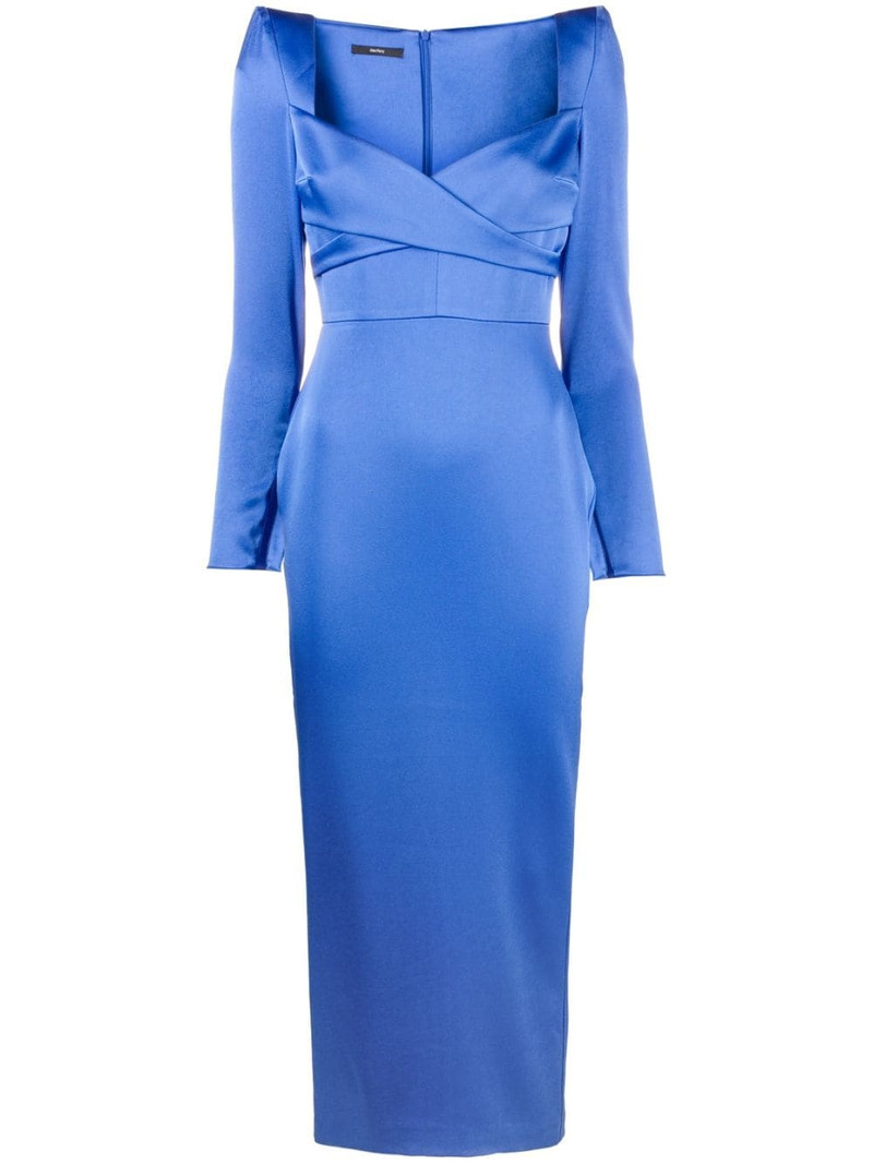 Linden satin midi dress 1