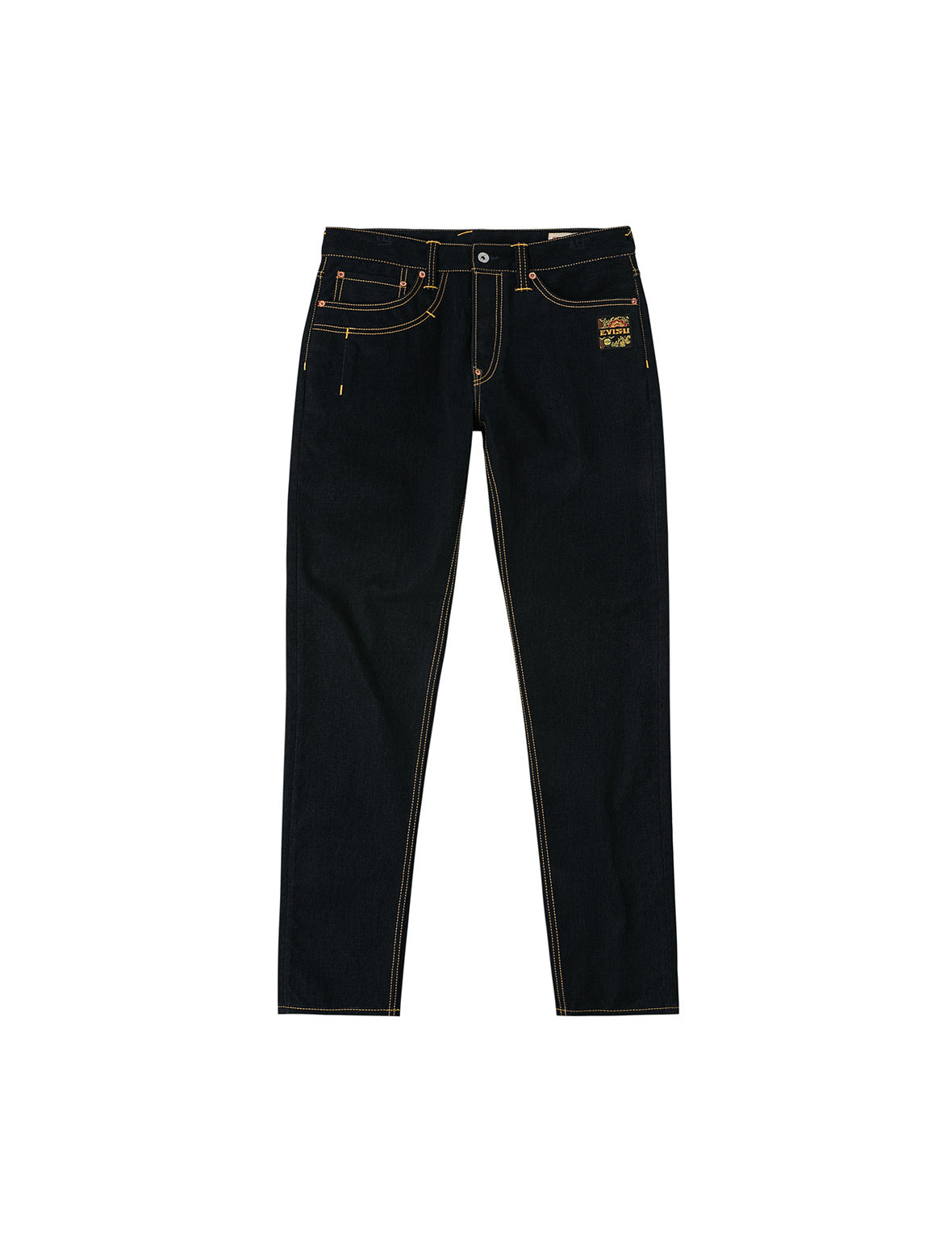 Logo Embroidery and Seagull Print Carrot Fit Jeans #2017 - 2