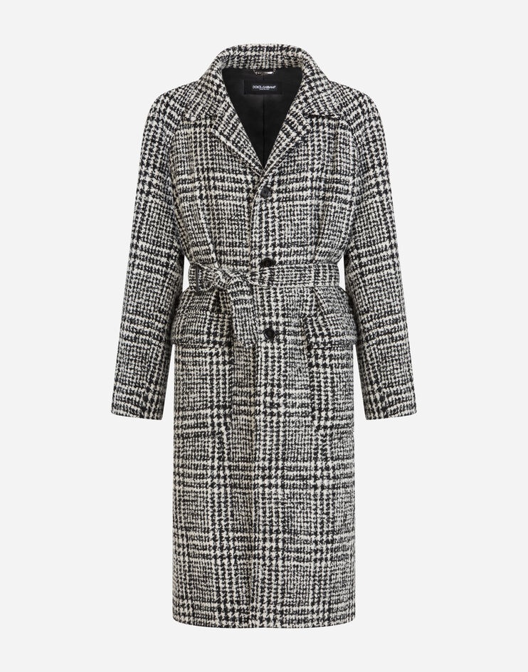 Glen plaid wool coat - 3