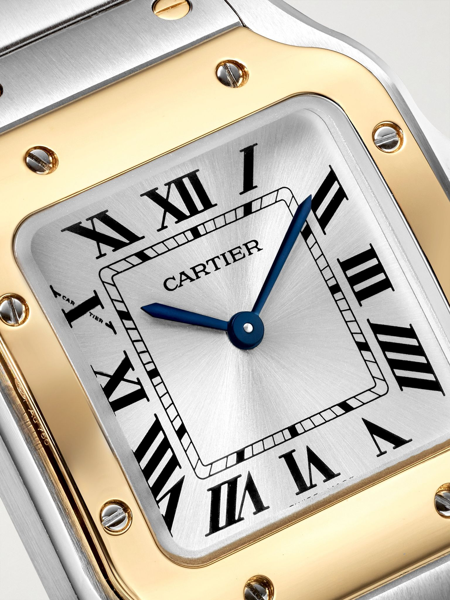 Santos de Cartier 34.5mm stainless steel and 18-karat gold watch Gold - 5