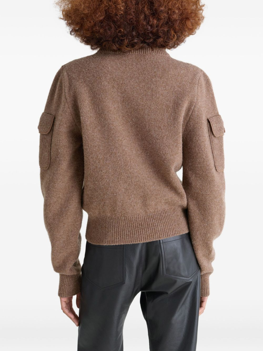 pocket wool sweater - 5