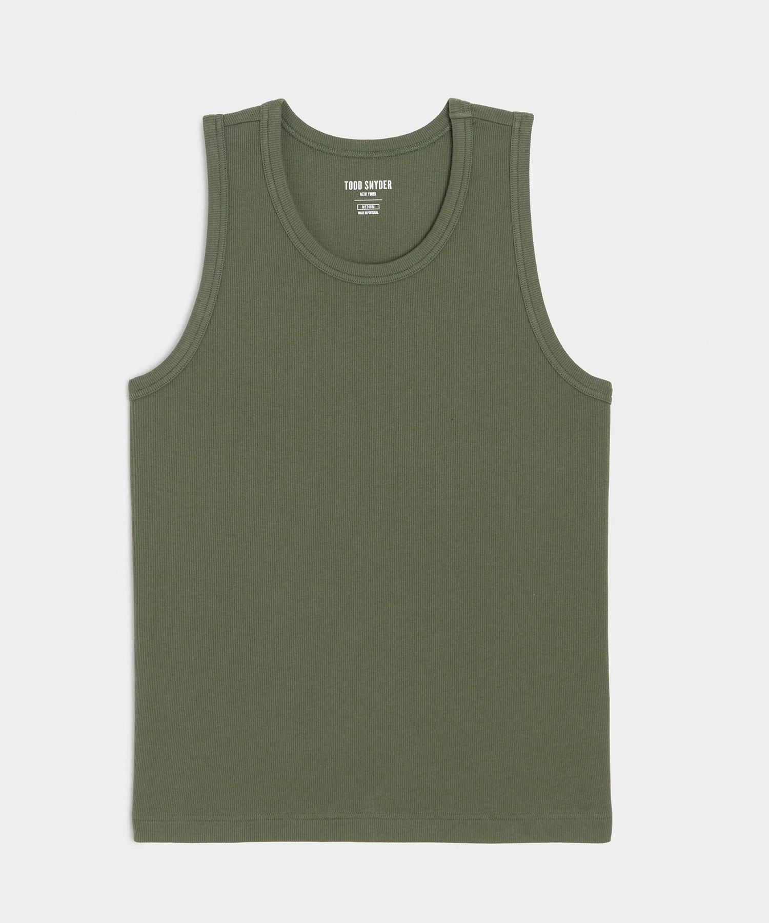 Cotton Ribbed Tank - 1