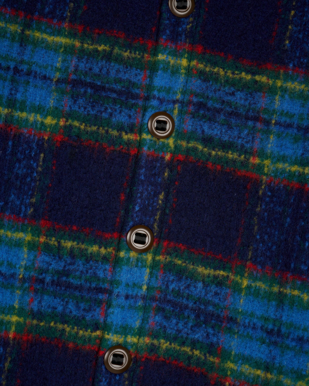 Brushed Rancher Flannel Shirt Jacket - Navy - 3