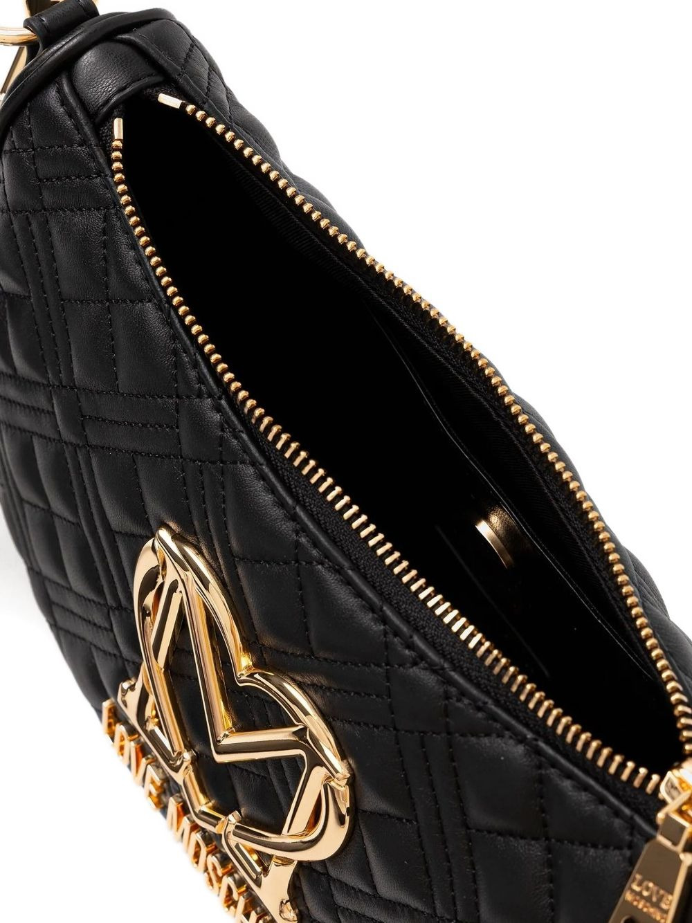 quilted logo shoulder bag - 5