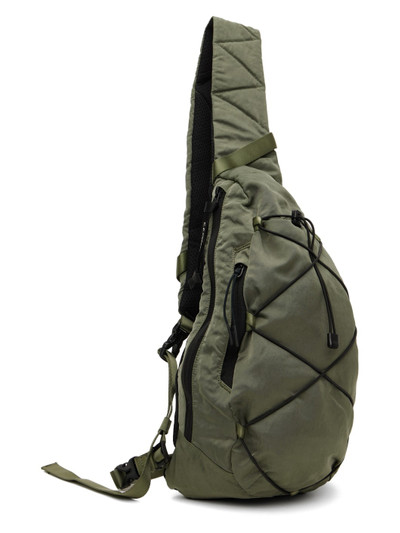 C.P. Company Green Nylon B Crossbody Bag outlook