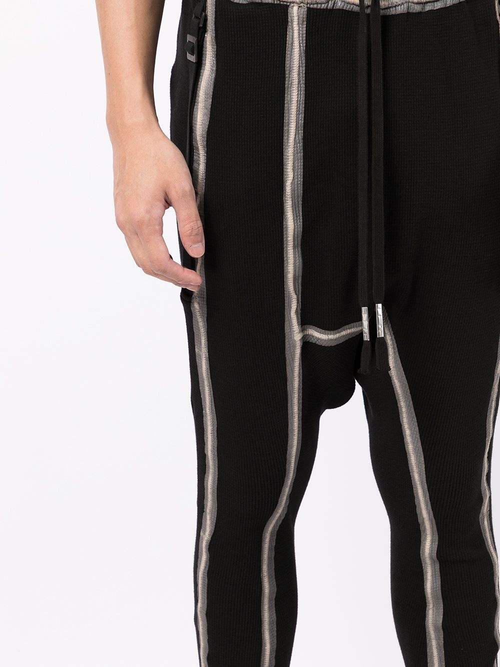 contrast stitch  long johns - 5