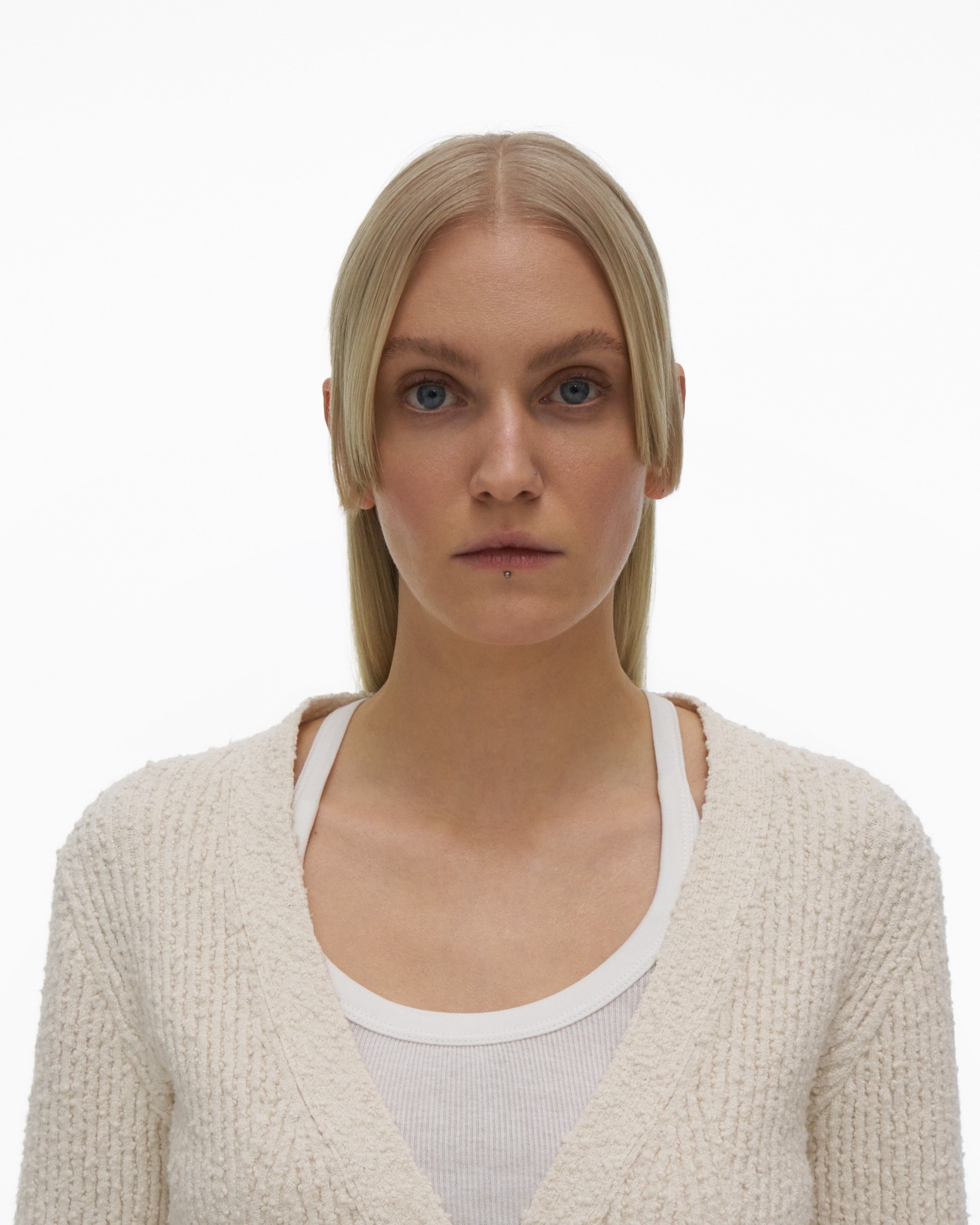 RIBBED CARDIGAN - 7