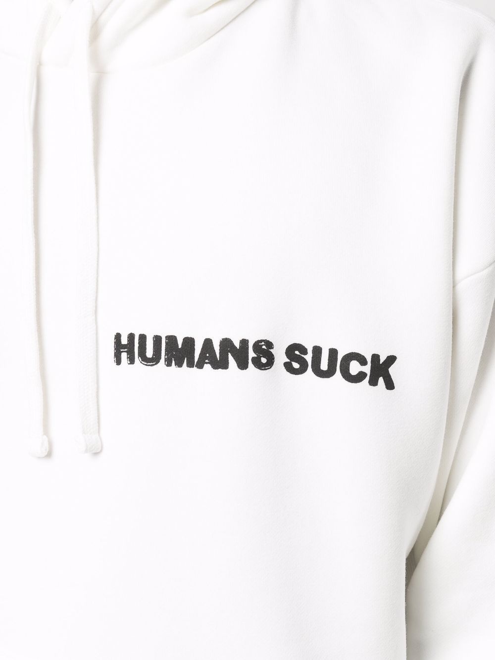 slogan-print hoodie - 5