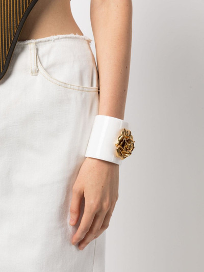 Blumarine rose-detail cuff bracelet outlook