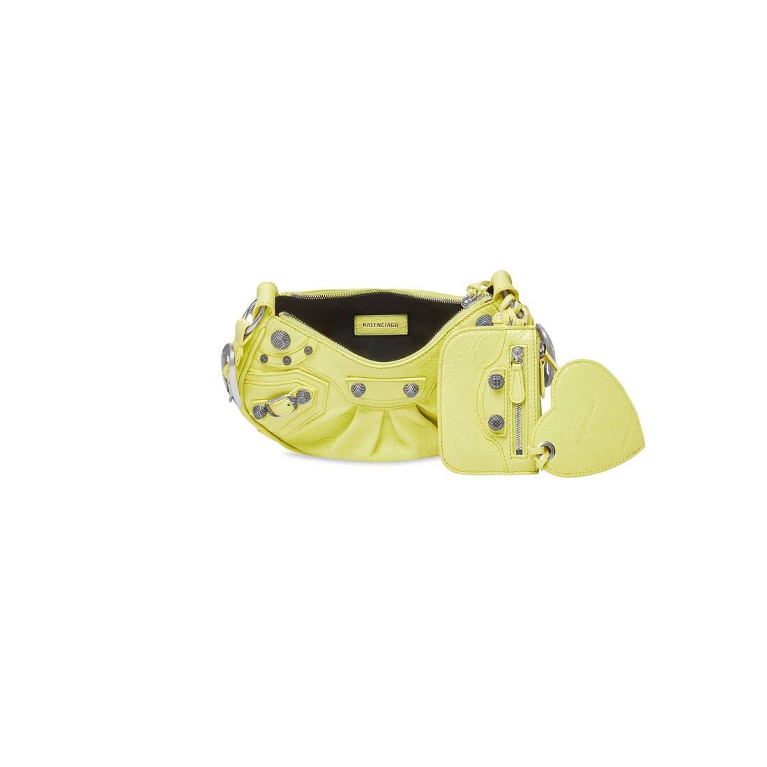 Women's Le Cagole Xs Shoulder Bag in Lime - 8