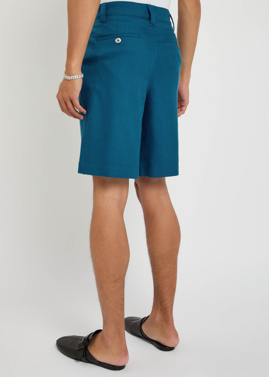 The Elder Statesman Pashmina Wool and Cashmere-blend Shorts - 3