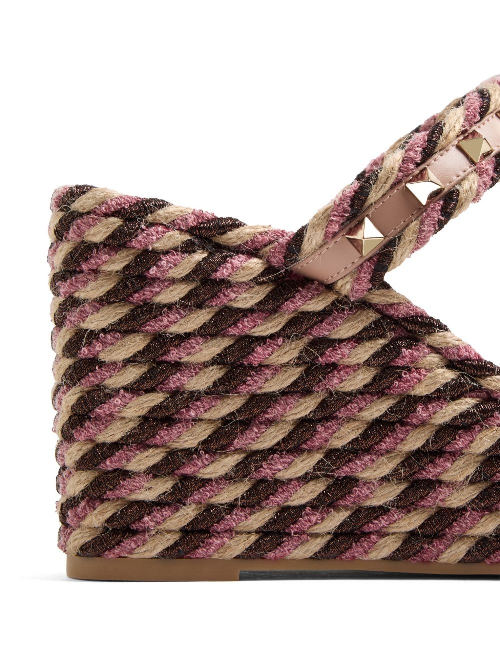 90mm Rockstud wedge sandals - 6