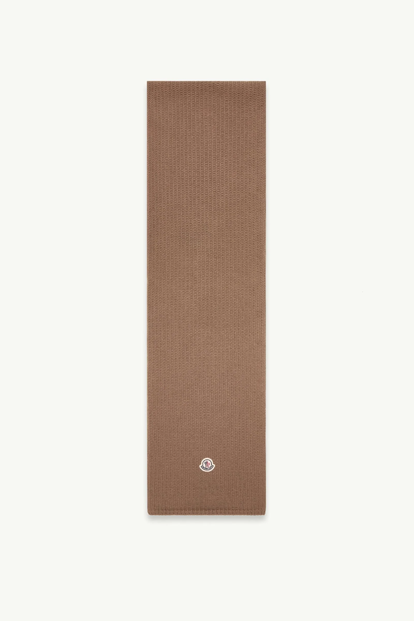 Wool Blend Logo Scarf - 1