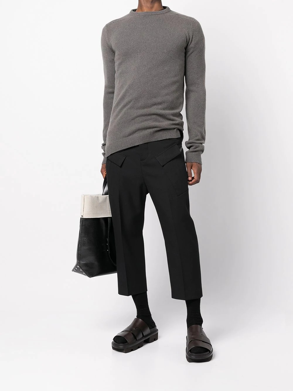 crew neck cashmere sweater - 2