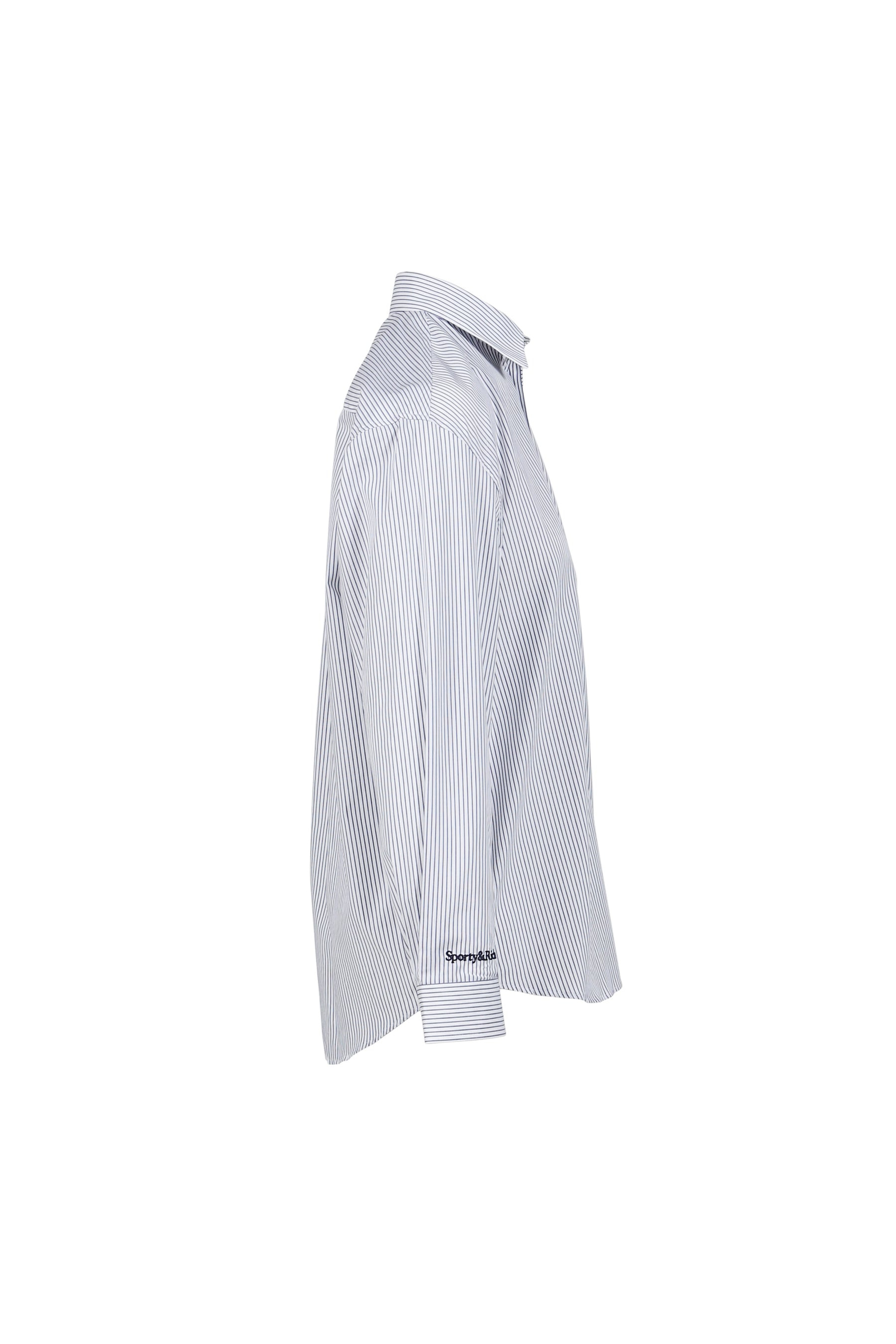 YANKEES SERIF OVERSIZED SHIRTS / NVY STRIPE - 4