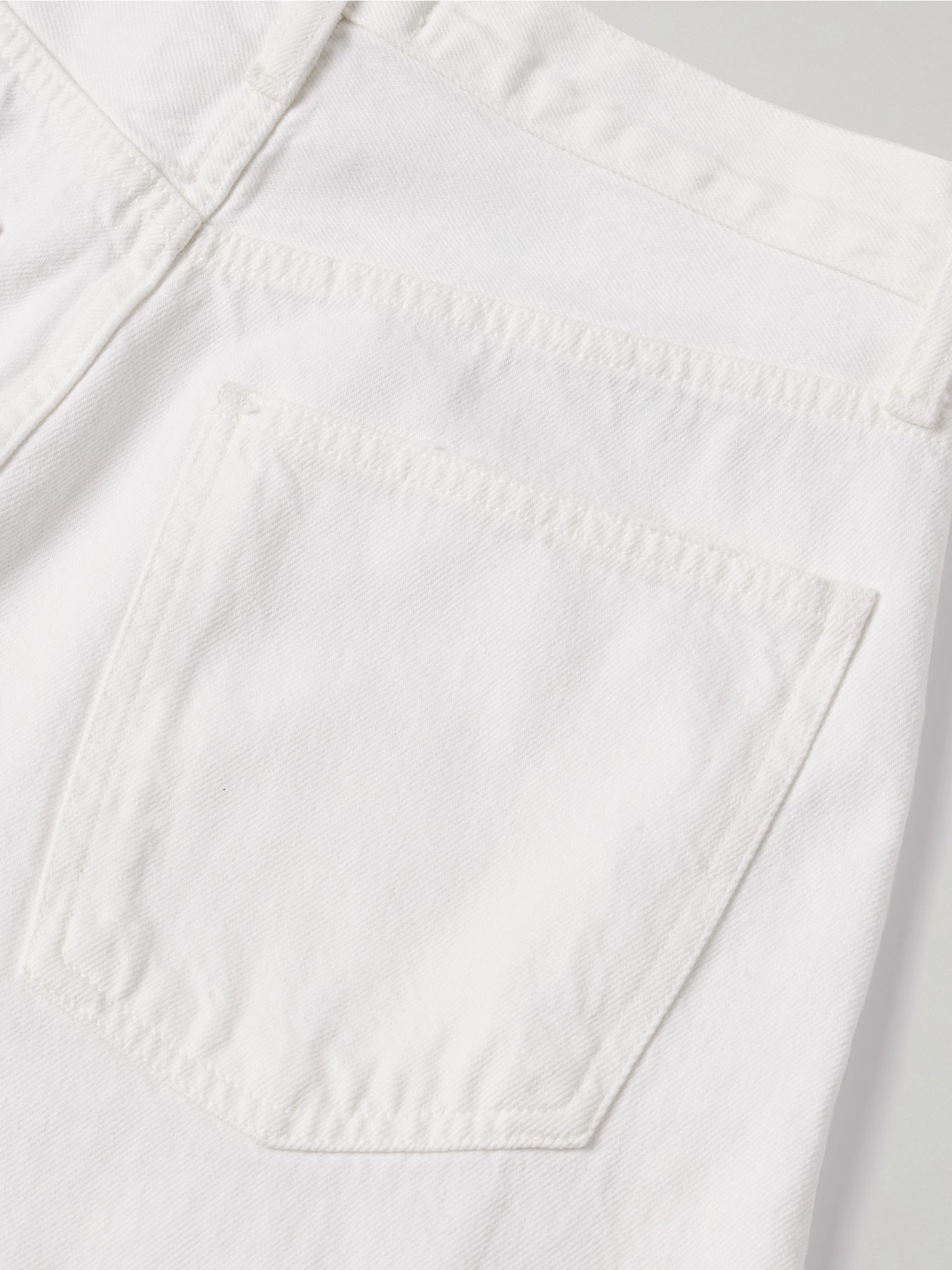 Luna frayed high-rise barrel-leg jeans White - 6
