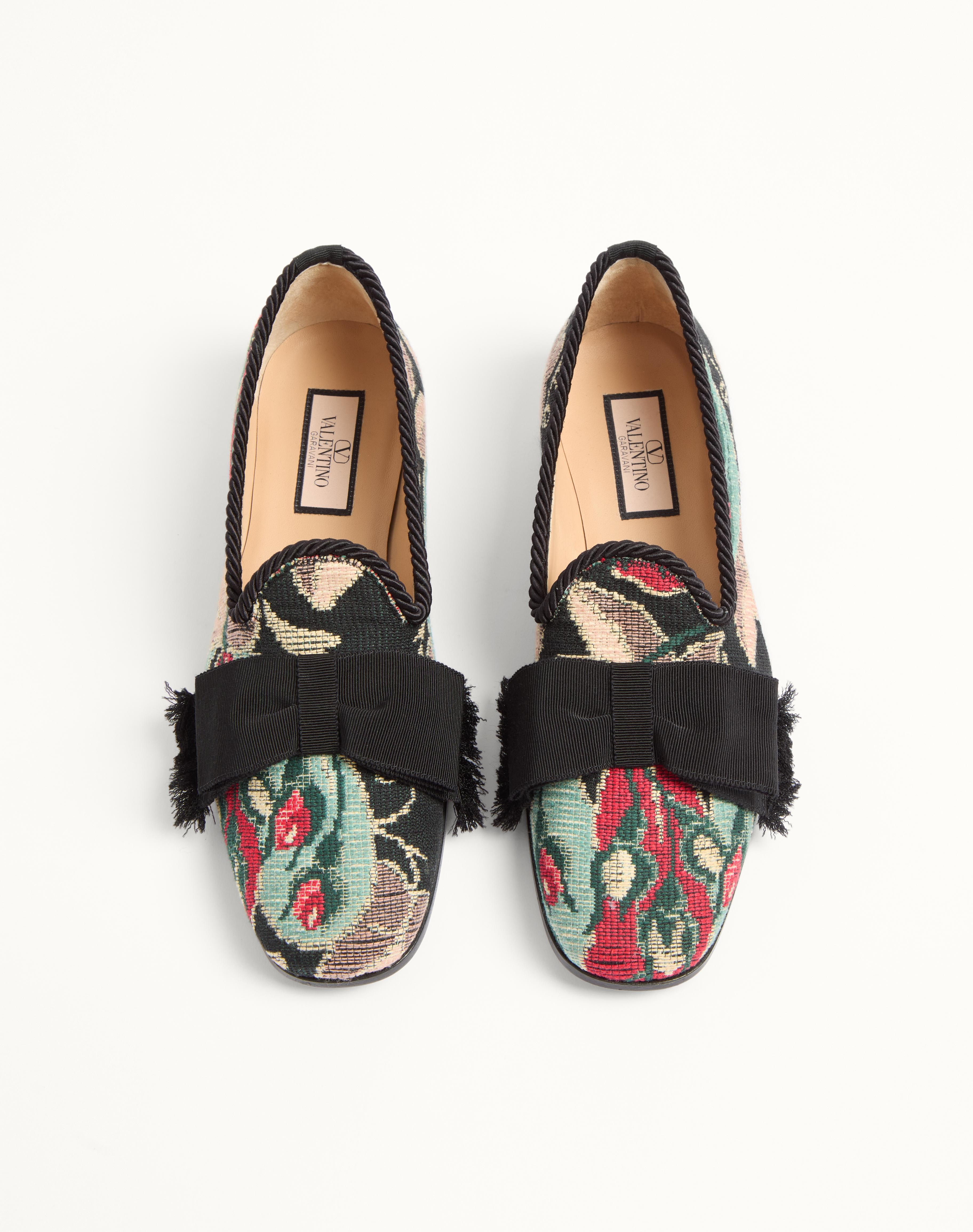 BOWOW LOAFER IN JACQUARD FABRIC - 4