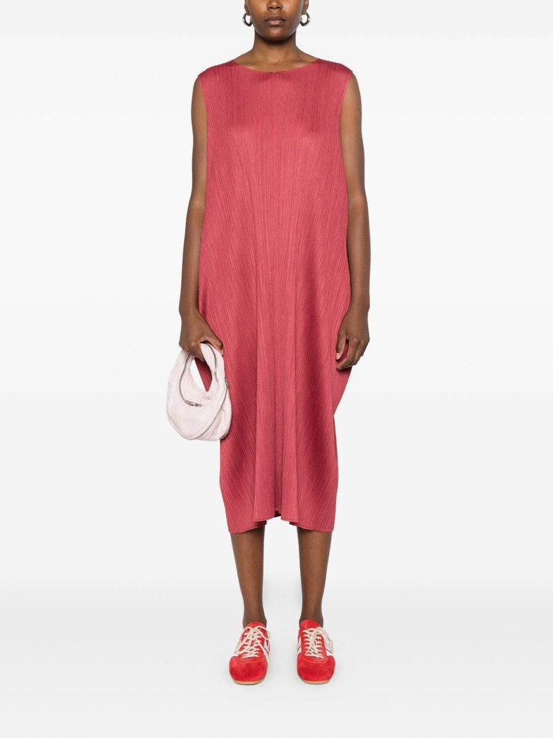 Pleats Please Issey Miyake pleated sleeveless day dress outlook