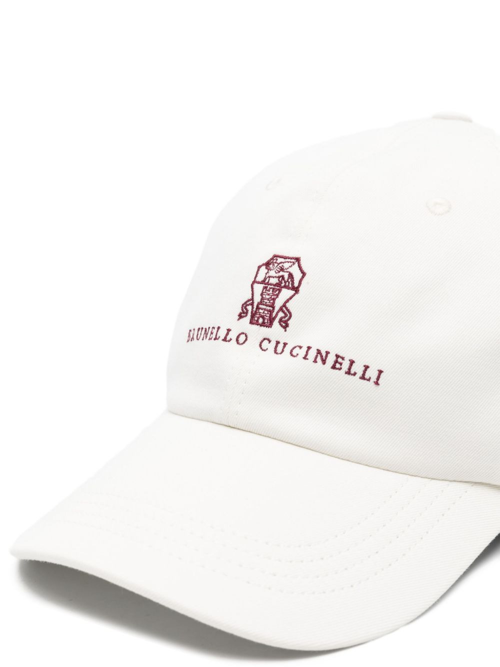 embroidered-logo baseball cap - 3