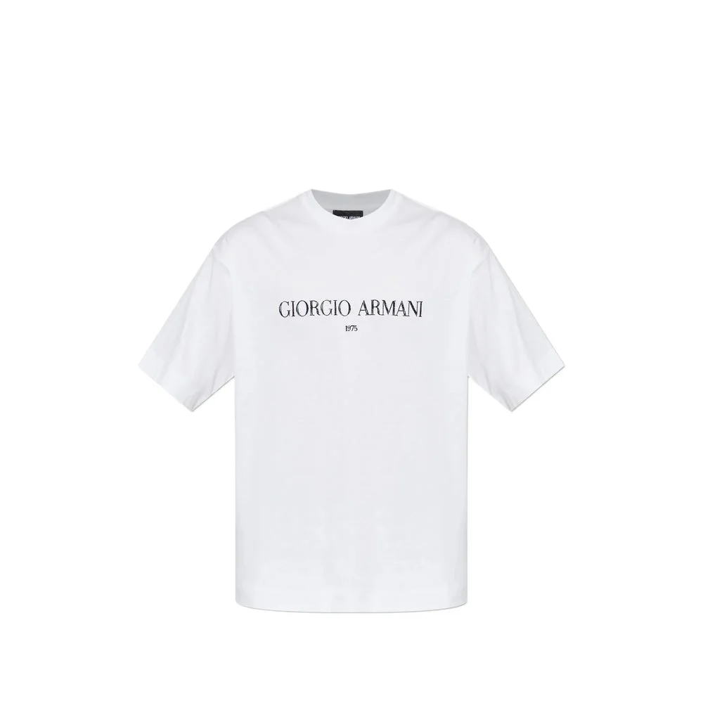 Giorgio Armani White T-Shirts & Vests - T-Shirts Men - 1