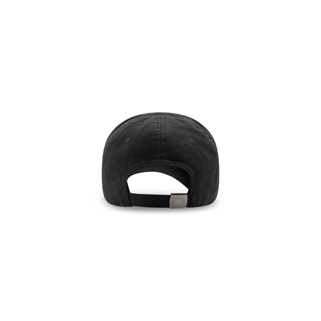 Men's Diagonal Cap in Black - 3