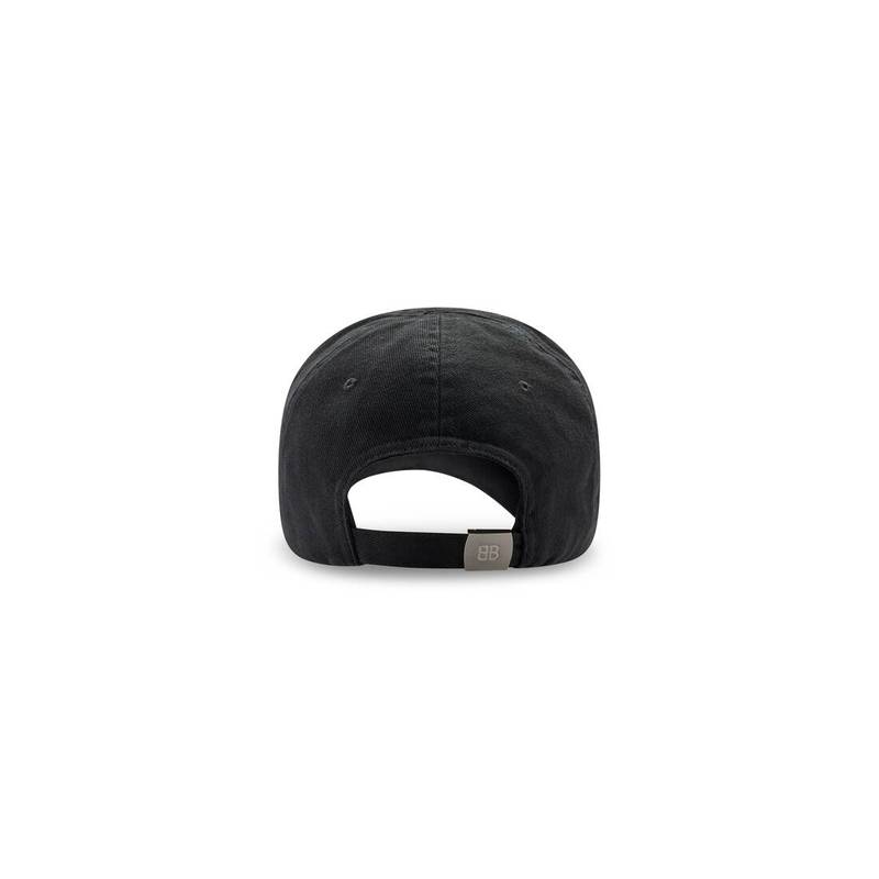 Men's Diagonal Cap in Black 3