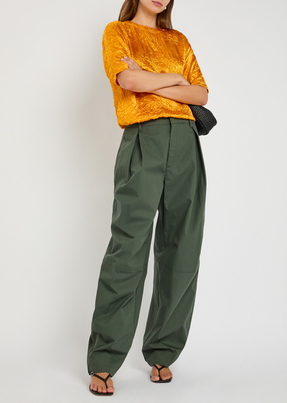 Armarium Arielle Pleated Cotton-poplin Trousers - 4