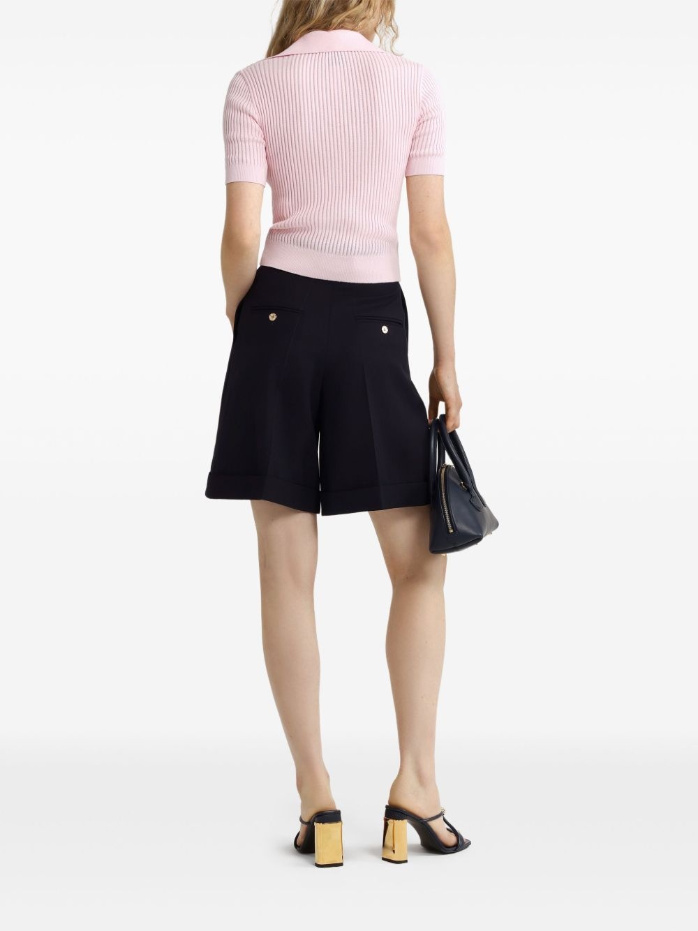 twill bermuda shorts - 3