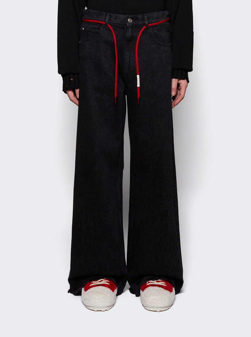 Raw Edge Jeans Black 3