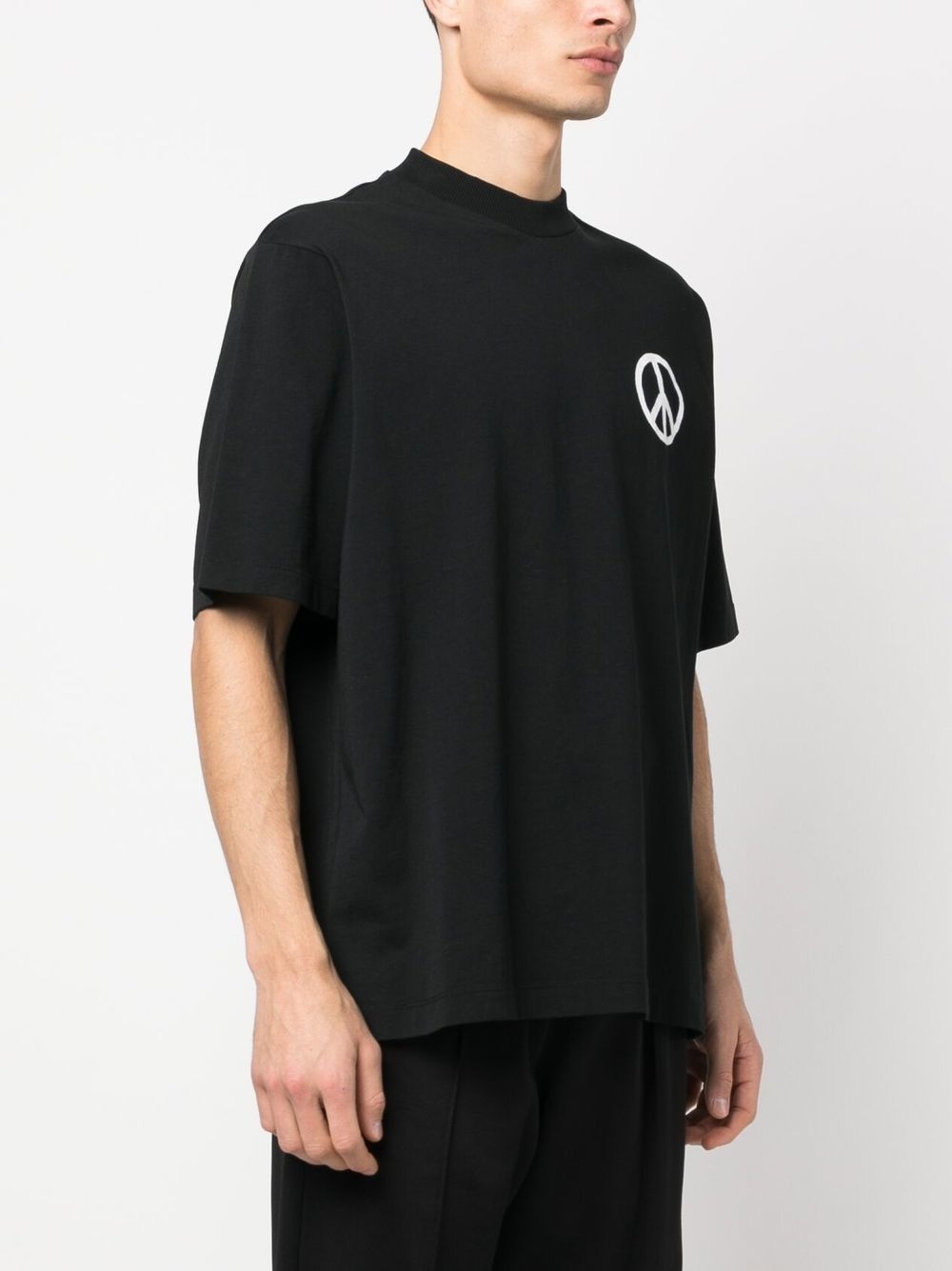 peace-logo short-sleeve T-shirt - 4