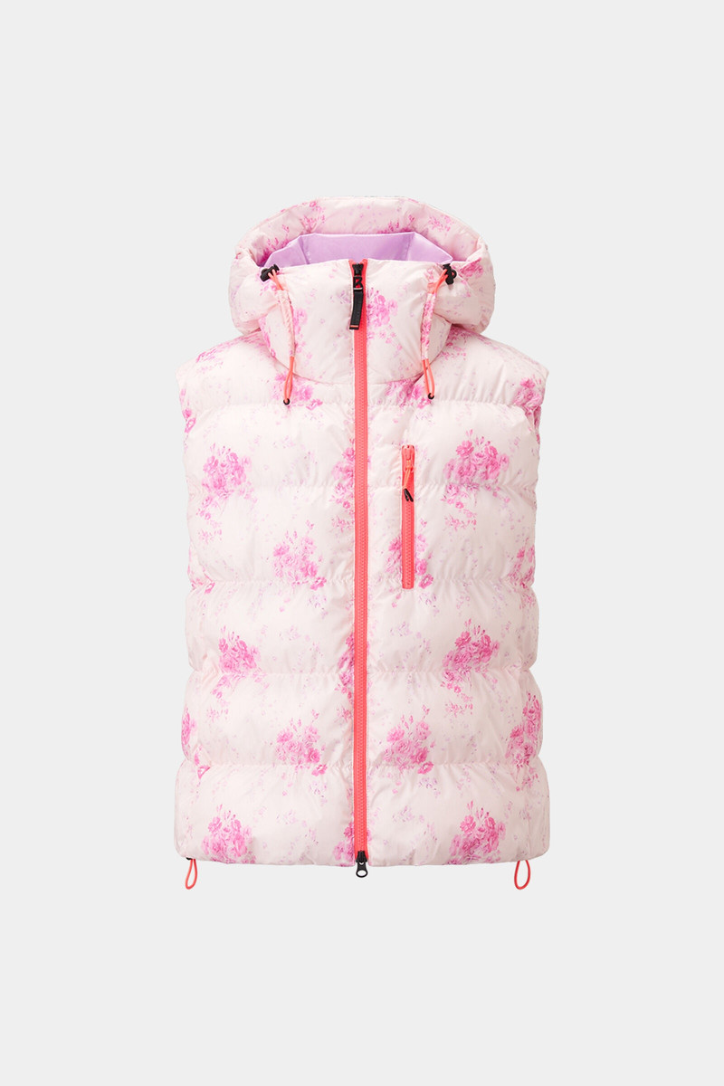 Naima Quilted waistcoat in Pink 7
