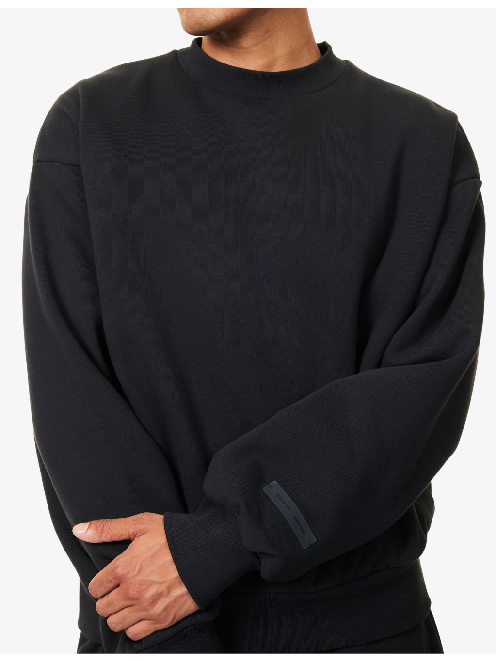 Logo-Embellished Crewneck Cotton-Blend Jumper - 5