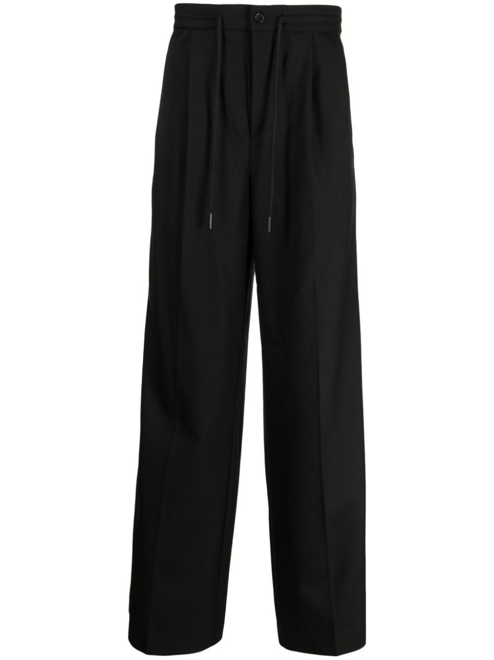 pressed-crease tailored trousers - 1