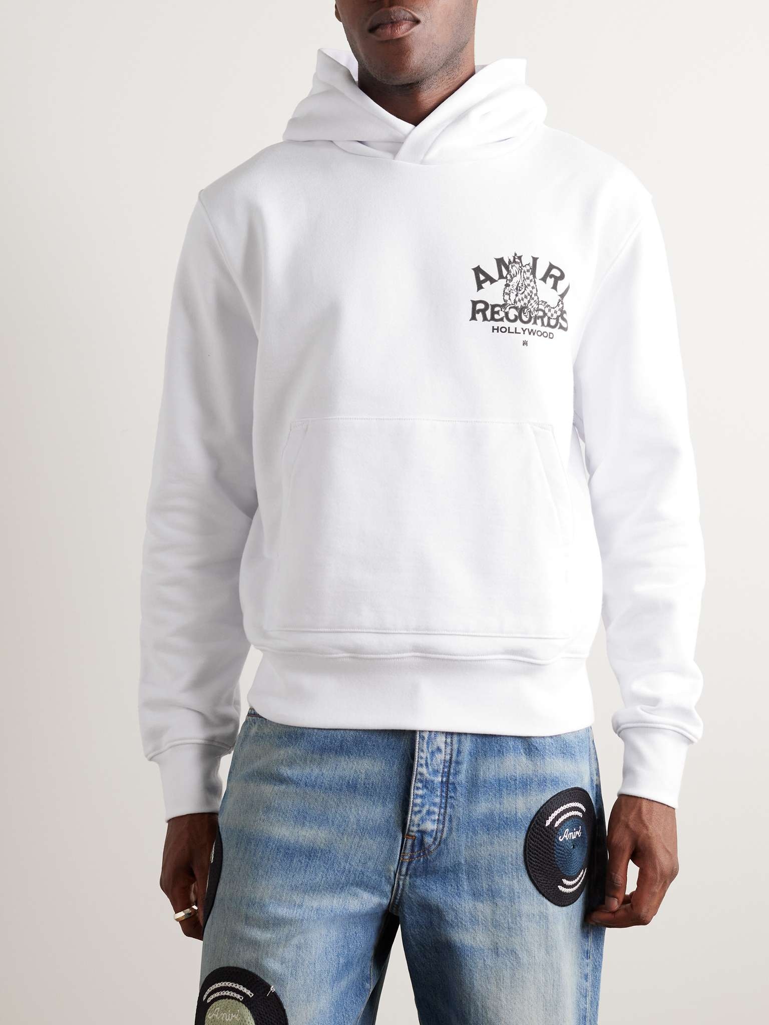 Logo-Print Cotton-Jersey Hoodie - 3