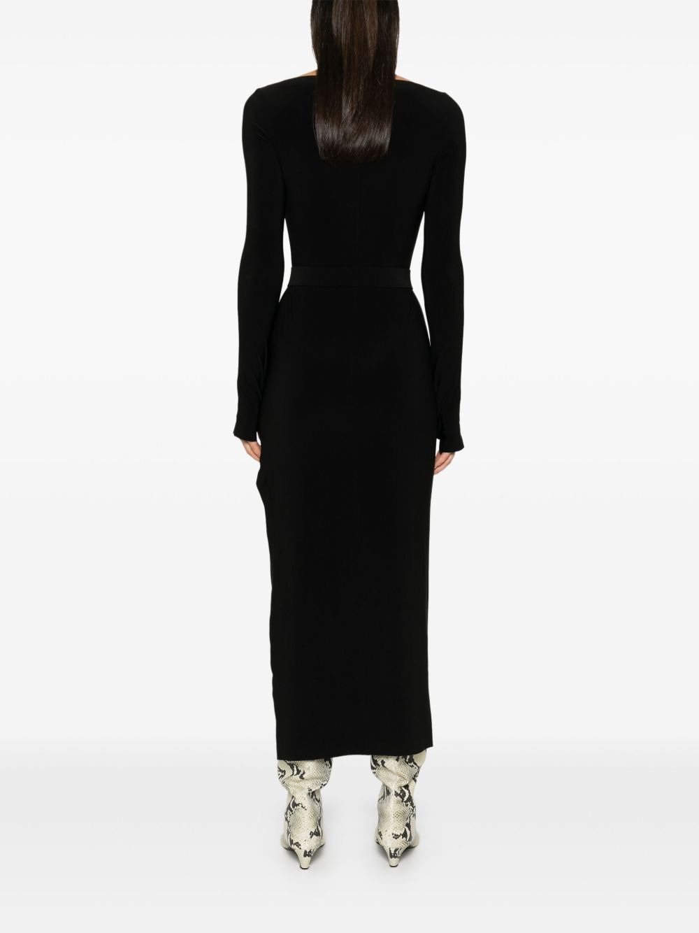 scoop-neck maxi dress - 4