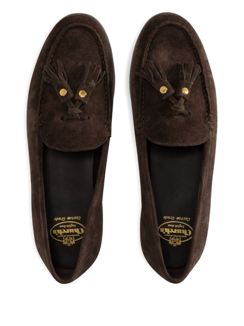 tassel-embellished suede loafers 3