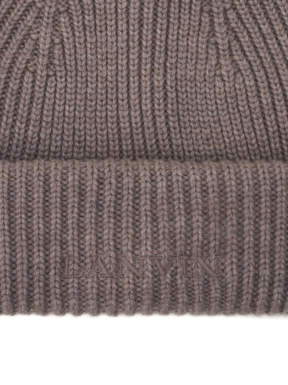 ribbed wool beanie - 3