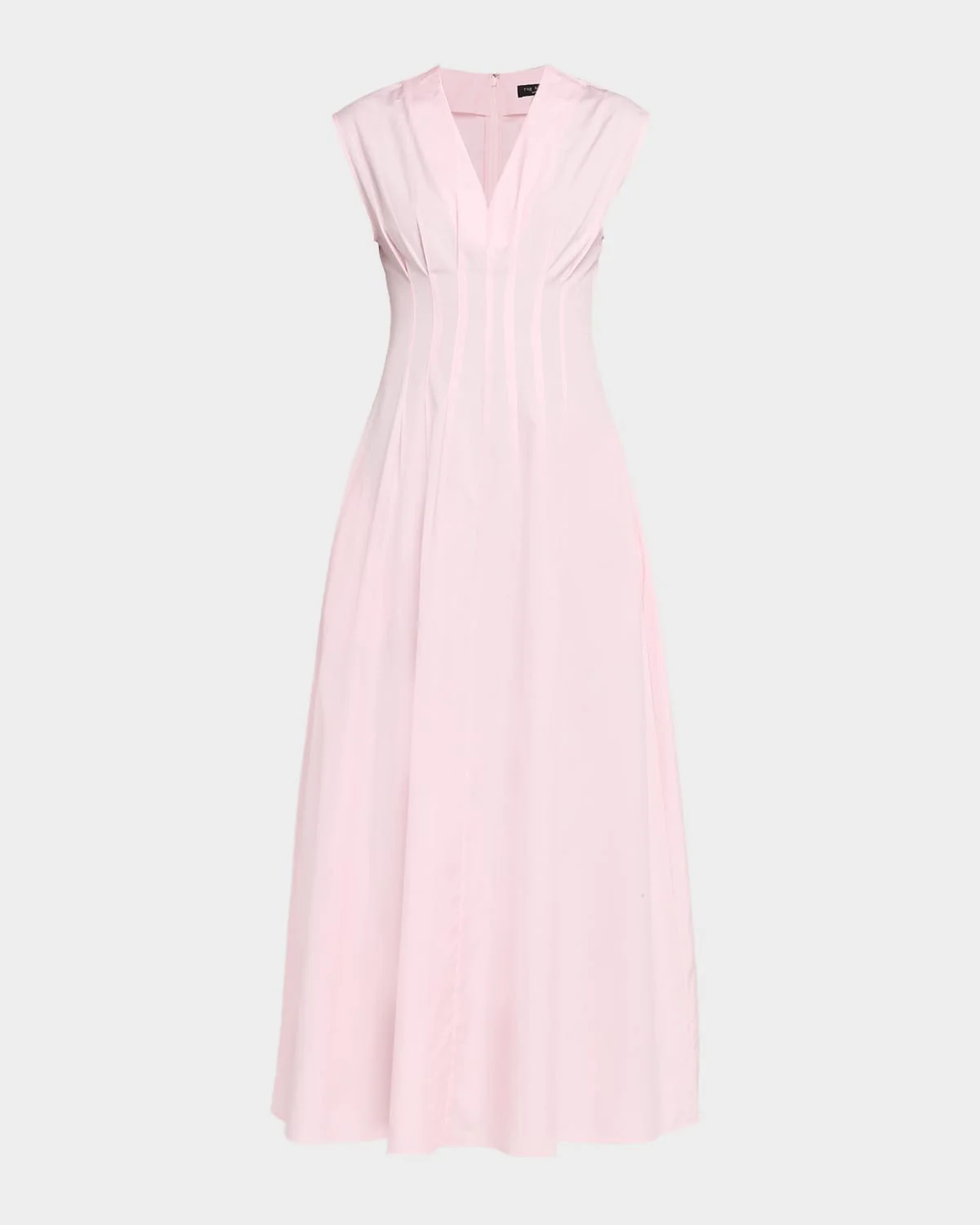 Ines Sleeveless Poplin Maxi Dress - 1