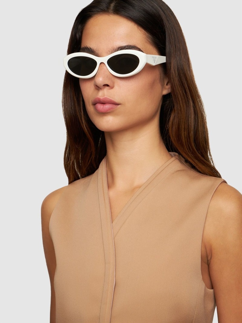 Catwalk cat-eye acetate sunglasses - 3